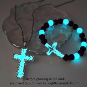 Wholesale Luminous cross necklace