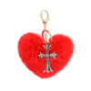 Wholesale Red Love Hair Keychain