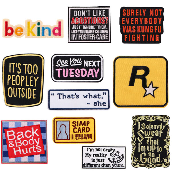 Wholesale Quotations Cartoon Embroidery Cloth Patch Clothing Luggage Accessories OLY Exclusive