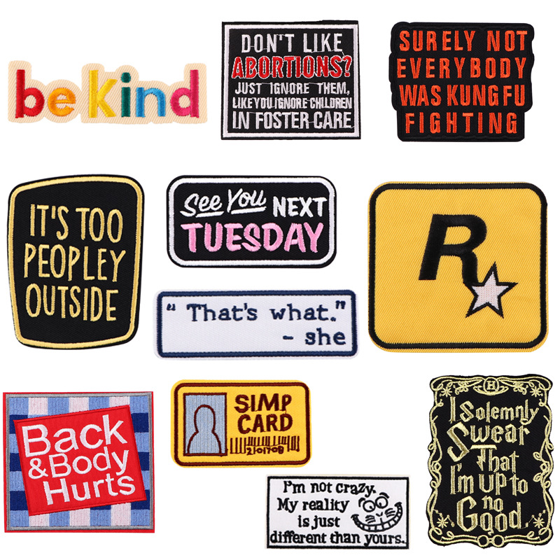 Wholesale Quotations Cartoon Embroidery Cloth Patch Clothing Lage Aessories OLY Exclusive