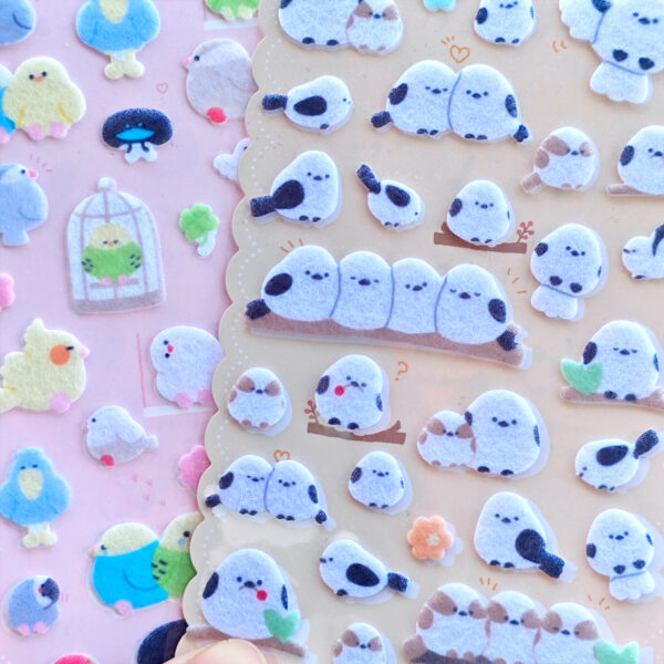 Wholesale Sparrow Cat Dog Cute Pet Animal 3D Stickers