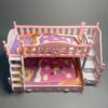 Wholesale Large Assembled Shaking Bed Play House Toy Simulation Small Furniture Doll House Princess Role Playing Baby Shaking Bed