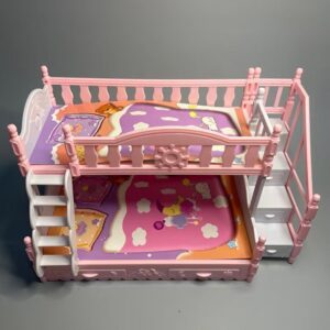 O1CN01j8Q3t81vJfduRMAHl_2398866152-0-cib Wholesale Large Assembled Shaking Bed Play House Toy Simulation Small Furniture Doll House Princess Role Playing Baby Shaking Bed
