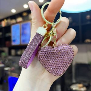 Full of diamond hearts (dark purple) / 5*4.5