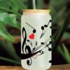 Wholesale Colorful Cartoon Music 16oz Cup UV DTF Wraps