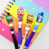 Wholesale Owl Series Creative Bead Jewelry Soft Rubber Beads