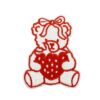 Wholesale Cute Pink Strawberry Cloth Patch Bear Ice Cream Embroidery DIY Patches