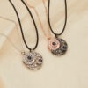O1CN01jBzpVY1bDRdARv8Hc_952103431-0-cib Wholesale Sun Moon Circular Hollow Magnetic Valentine's Day Splicing Necklace Set