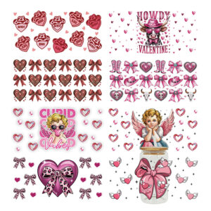 Wholesale UV Transfer Paste Glass Crystal Label Crystal Paste Cross-border Special Paste for 16oz Glass Cup 23cmX11cm