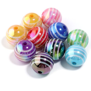 Stripes / Diameter 15.5mm, hole 2.7mm (10 pcs/pack)