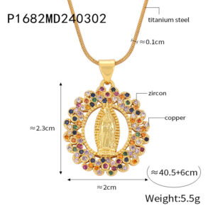 P1682-Gold Necklace