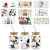 Wholesale UV DTF Crystal Clear Stickers, Cute Cartoon Pattern, 16oz Glass C, Waterproof and Scratch-Resistant,