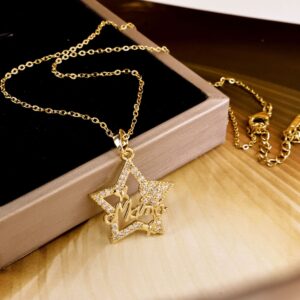 Xl1510 star necklace gold