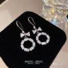 O1CN01jJtXx31h56Sxl35he_2208251784225-0-cib Wholesale Super Flash Zircon Ring Design Ear Hook Luxury Earrings