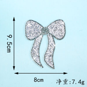 Black edge silver hot melt adhesive*9.5*8cm