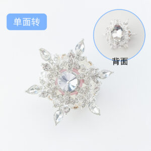 Snowflake translucent single-sided turning (1 piece