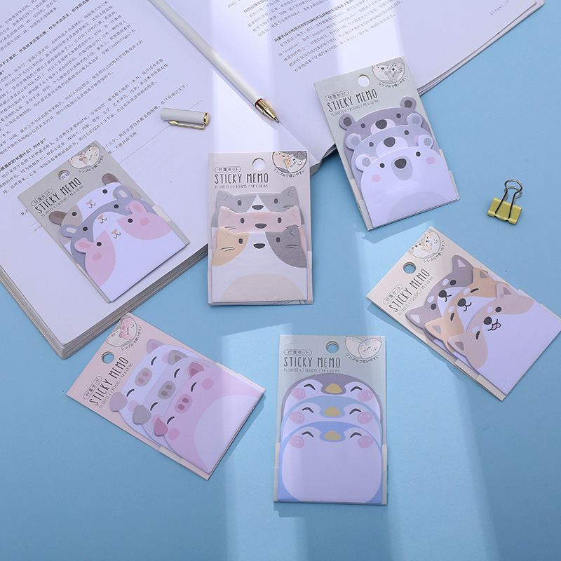 Wholesale Ser Sticky Cartoon st-It Notes Cute Set