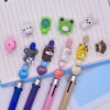 O1CN01jN1diT1t0m7UlZEkH_2207248195840-0-cib Wholesale Random cartoon cute animal 3D Focal Beads