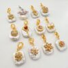 Wholesale Copper Gold-Plated Baroque Pearl Saturn Lucky Bag Maneki Neko Snowflake Pendant Necklace Clasp