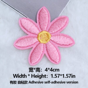 Pink flowers ------- Self-adhesive style