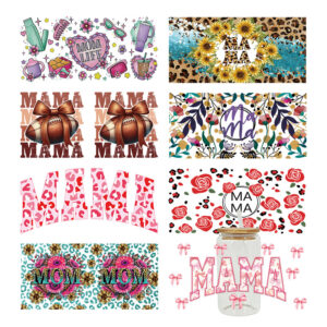 Wholesale UV Transfer Paste Glass Crystal Label Crystal Paste Cross-border Special Paste for 16oz Glass Cup 23cmX11cm