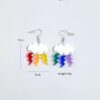 Wholesale Creative Cartoon Rainbow Clouds Acrylic Earrings W