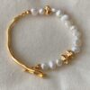 Wholesale Baroque Pearl OT Buckle Natural Fluid Bracelet