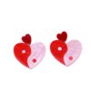 O1CN01jP9rM71Bs2oztFnmU_0-0-cib Wholesale Valentine's Day Earrings Acrylic Splicing Fashionable t Heart Earrings
