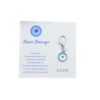 Wholesale Alloy Blue Evil Eye Keychain