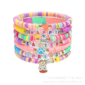 Pendant rabbit soft clay bracelet