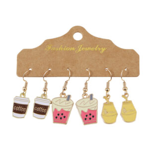 ZCE499/coffee 3.8cm bubble tea 4.2cm banana milk 4.1cm
