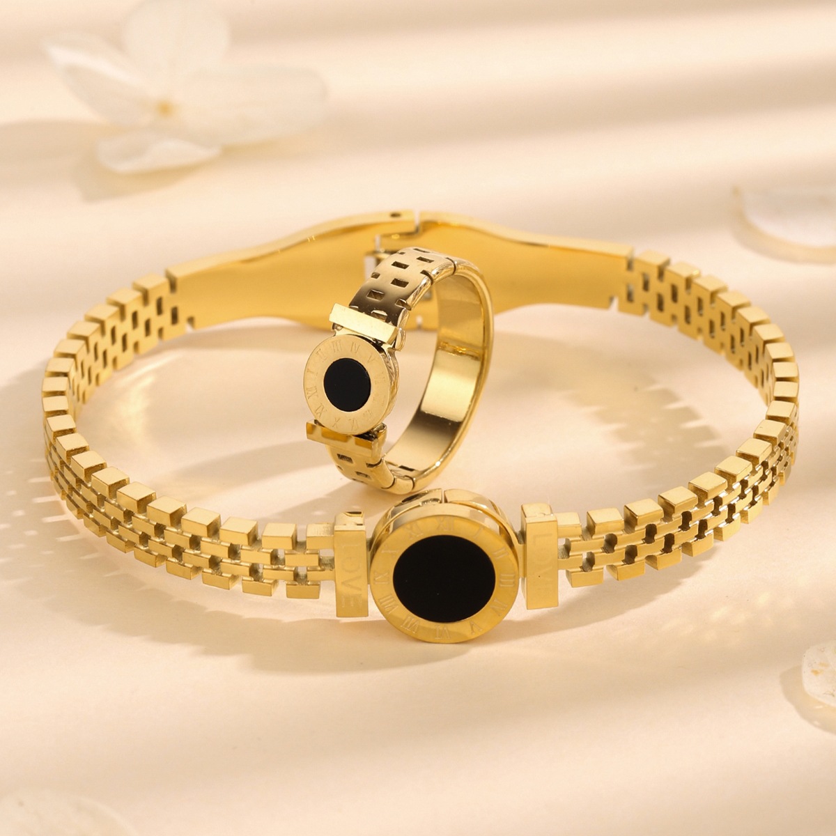 Wholesale titanium steel ins fashion versatile niche design sense bracelet