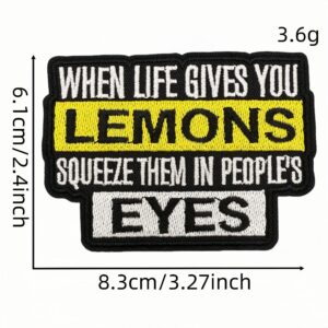 Cartoon english cloth sticker 1 #