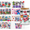 Wholesale Cartoon Stitch series UV DTF transfer crystal water cup waterproof sticker, 1Yc42995