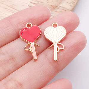 1 red oil dripping love balloon 22x12x1mm-0.9g-25209