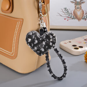 K–5618 Denim love pendant black / Pendant