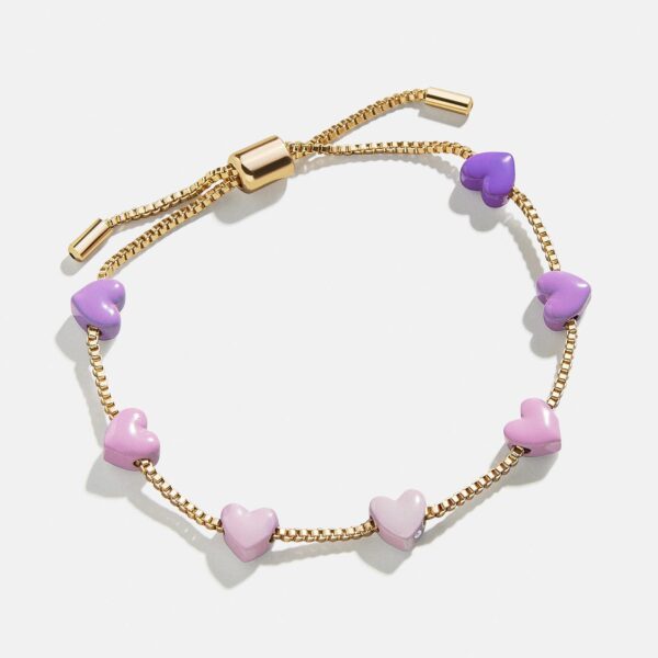Wholesale Valentine's Day Colorful Heart Gradient Bracelet