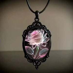 13#Necklace-1 piece-rose d1192