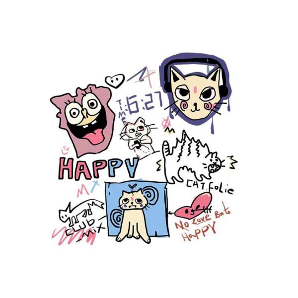 Wholesale Customized Heat Transfer Stickers, Art Graffiti, DIY Personalized Clothing Printing Accessories, Heat Transfer Cross-Border Spot