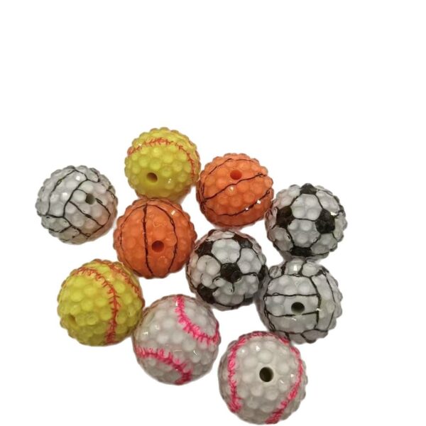 Wholesale Source factory self-luminous sports acrylic diamond ball football basketball accessories manufacturers wholesale can be customized
