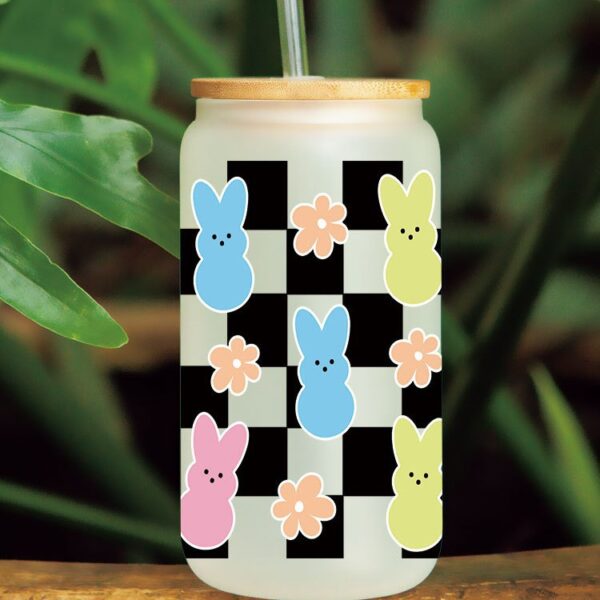 Wholesale Uv Transfer Sticker Glass Cup Crystal Label Crystal Sticker Cross-Border Exclusive for 16oz Glass Cup Special Sticker 23Cmx11Cm