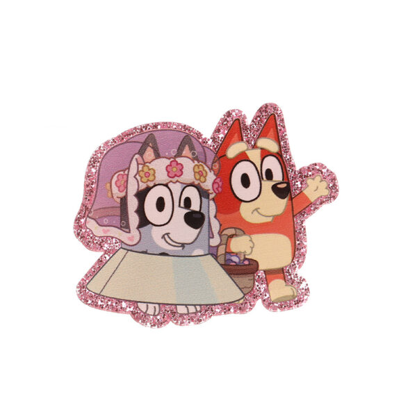 Wholesale glitter acrylic applicator DIY jewelry aessories chilen's cute backpack aessories