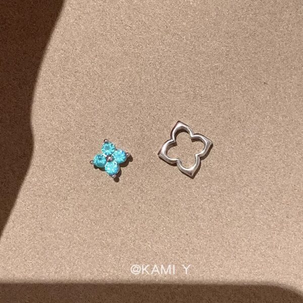 Wholesale Summer coolness, detachable two-piece clover necklace