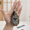 Wholesale Tassel Rhinestone Cartoon Women's Bag Pendant Keychain