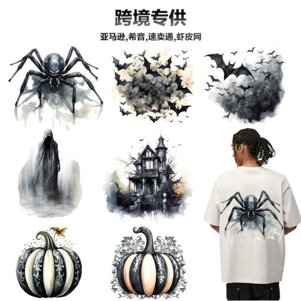 Wholesale Halloween Black and White Horror