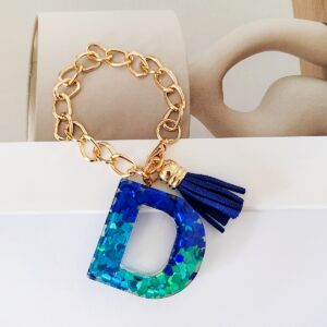 Blue chain letter d