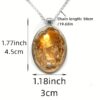 Wholesale Golden portrait necklace