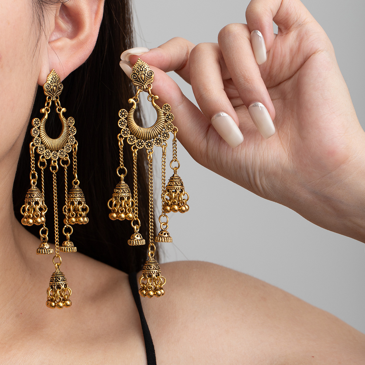 Wholesale Bohemian Wind Chime Earrings