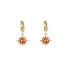 O1CN01jnCbZJ1wZ4aYKCNqm_2219027866321-0-cib Wholesale Sunflower Devil's Eye Earrings Copper Gold-Plated Niche Creative Earrings