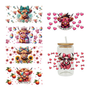 Wholesale UV Transfer Paste Glass Crystal Label Crystal Paste 16OZ UV DTF WRAPS